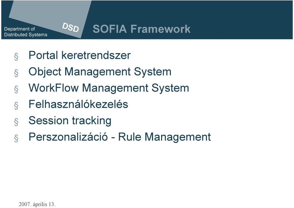 Management System Felhasználókezelés