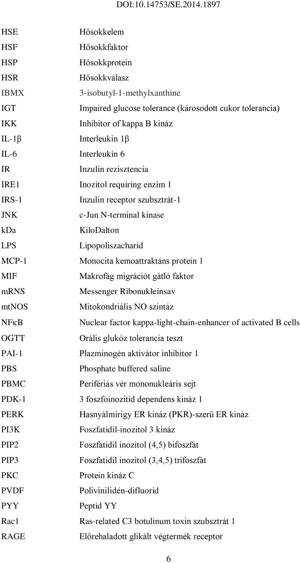Monocita kemoattraktáns protein 1 MIF Makrofág migrációt gátló faktor mrns Messenger Ribonukleinsav mtnos Mitokondriális NO szintáz NF B Nuclear factor kappa-light-chain-enhancer of activated B cells