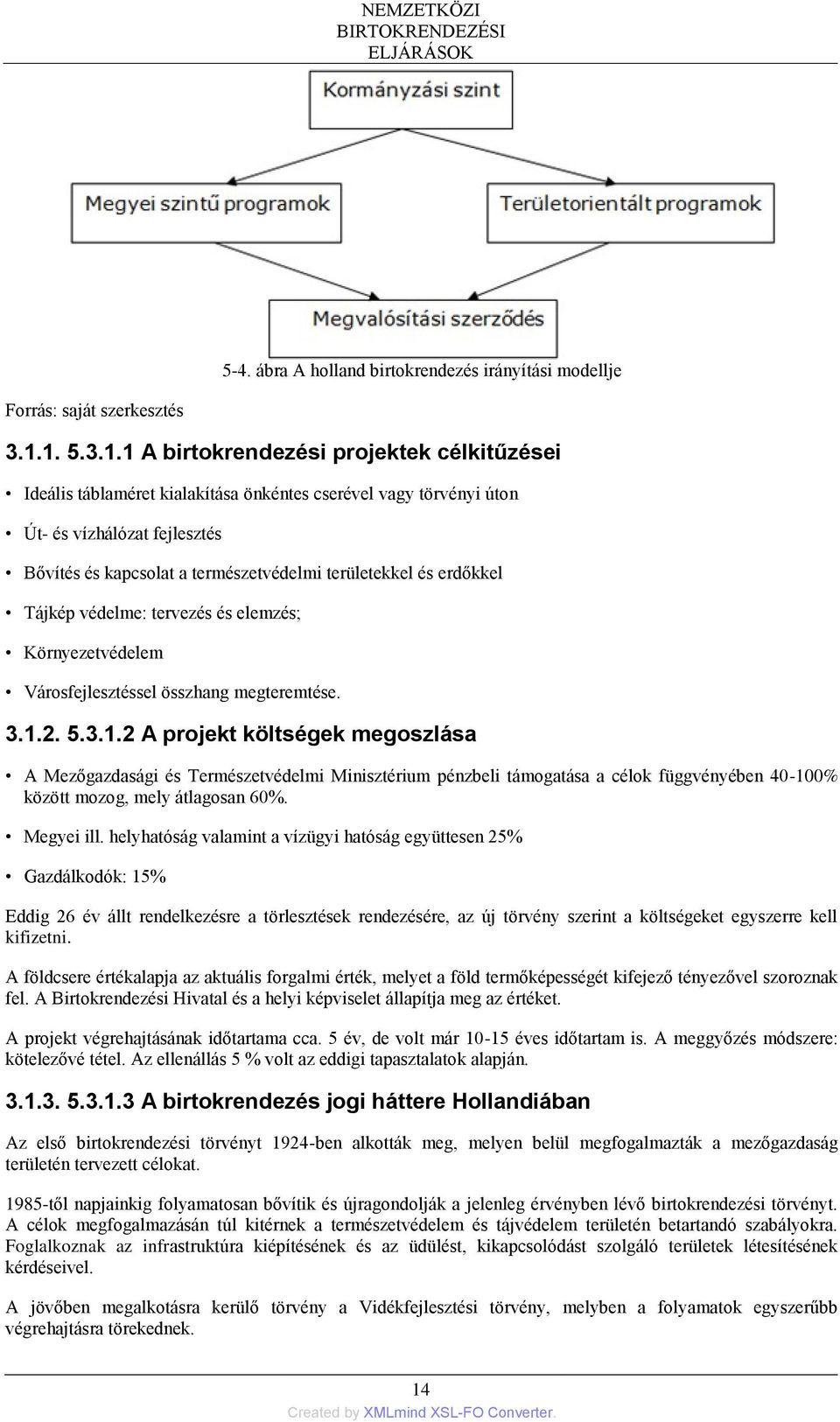 területekkel és erdőkkel Tájkép védelme: tervezés és elemzés; Környezetvédelem Városfejlesztéssel összhang megteremtése. 3.1.