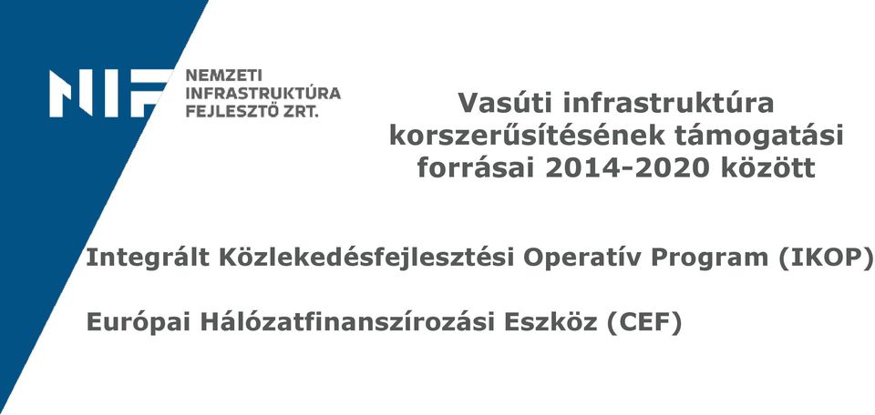 Integrált Közlekedésfejlesztési Operatív