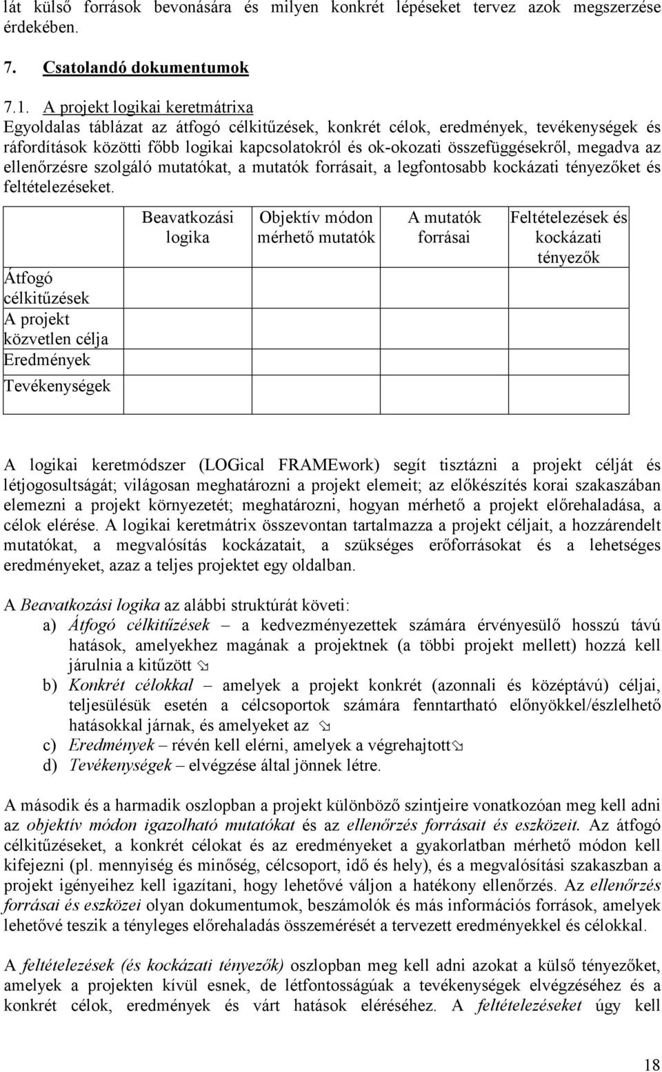 megadva az ellenőrzésre szolgáló mutatókat, a mutatók forrásait, a legfontosabb kockázati tényezőket és feltételezéseket.