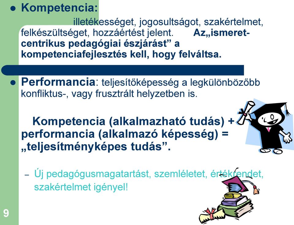 Performancia: teljesítőképesség a legkülönbözőbb konfliktus-, vagy frusztrált helyzetben is.