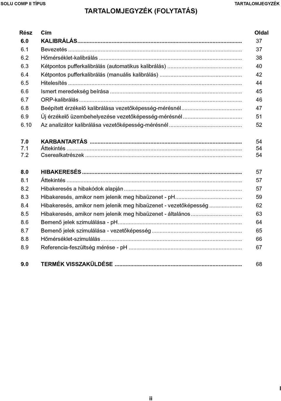 Mûszerkönyv PN pHC január. Solu Comp II. Kétbemenetes ph/vezetõképesség  analizátor - PDF Free Download