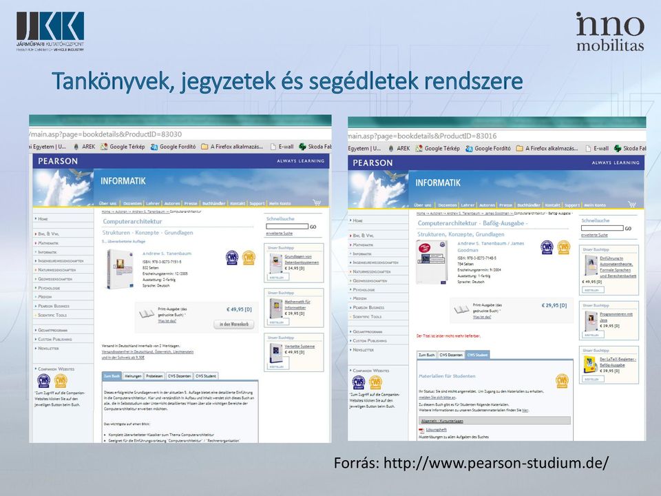 segédletek rendszere