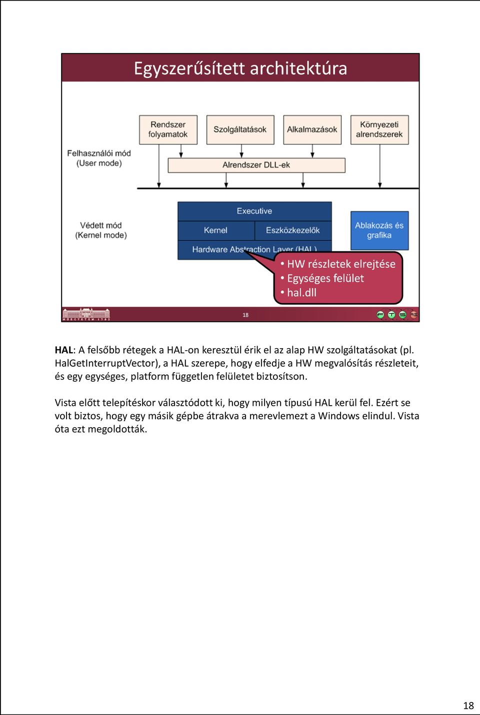 platform független felületet biztosítson.