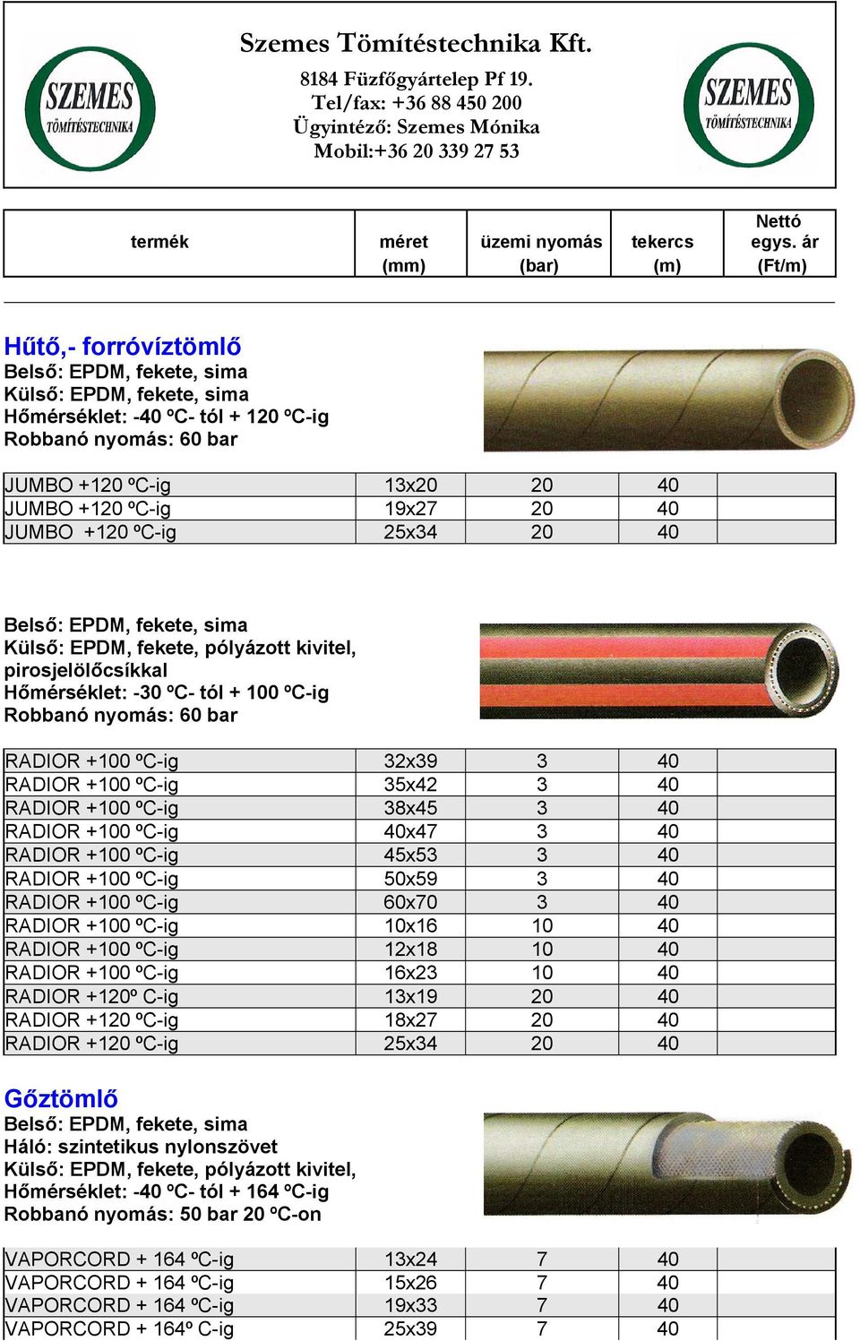 RADIOR +100 ºC-ig 35x42 3 40 RADIOR +100 ºC-ig 38x45 3 40 RADIOR +100 ºC-ig 40x47 3 40 RADIOR +100 ºC-ig 45x53 3 40 RADIOR +100 ºC-ig 50x59 3 40 RADIOR +100 ºC-ig 60x70 3 40 RADIOR +100 ºC-ig 10x16