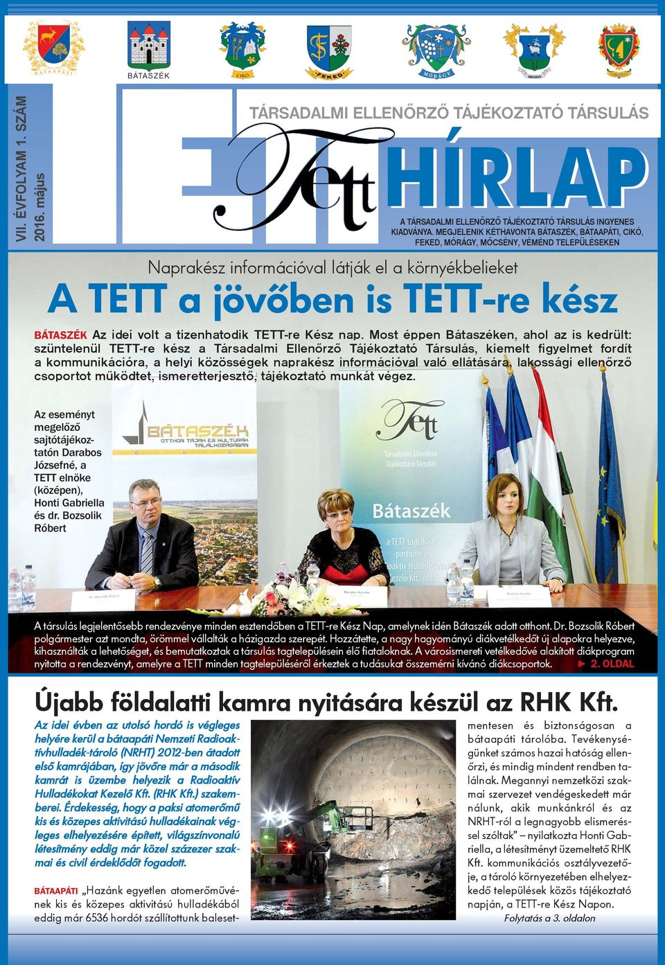 volt a tizenhatodik TETT-re Kész nap.