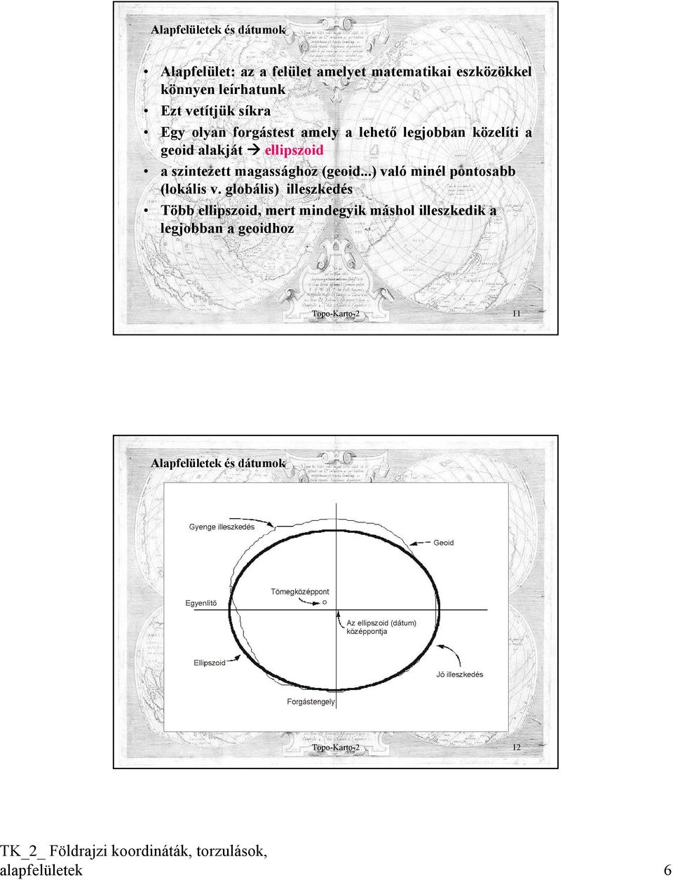 magassághoz (geoid...) való minél pontosabb (lokális v.