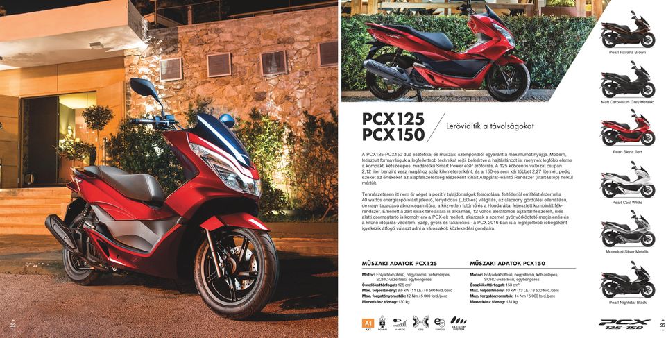 A 125 köbcentis változat csupán 2,12 liter benzint vesz magához száz kilométerenként, és a 150-es sem kér többet 2,27 liternél, pedig ezeket az értékeket az alapfelszereltség részeként kínált