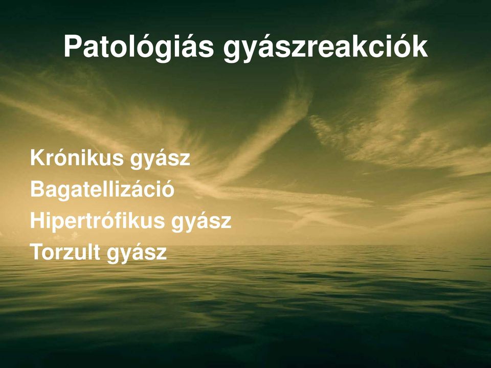 Krónikus gyász