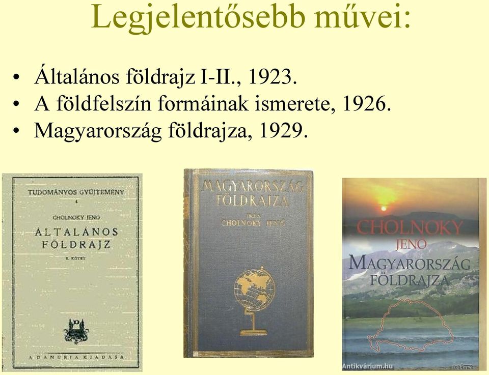 A földfelszín formáinak