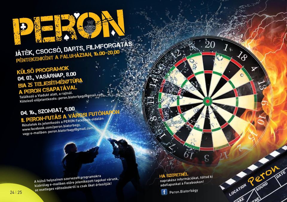 PERON-FUTÁS A VÁROSI FUTÓNAPON Részletek és jelentkezés a PERON Facebook-oldalán: www.facebook.com/