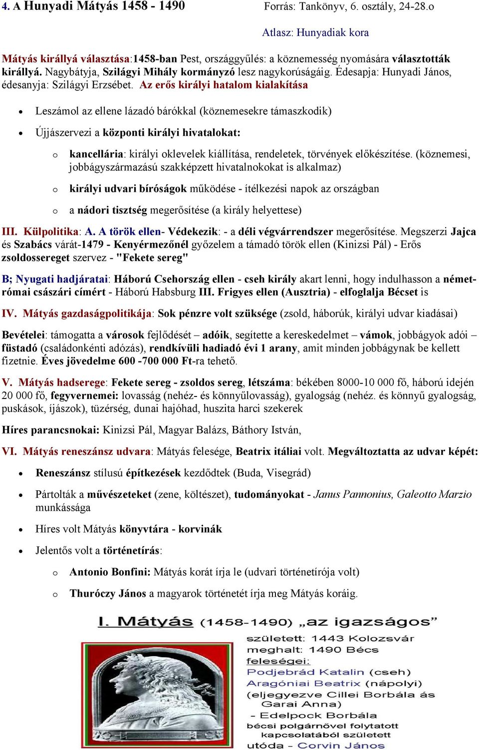 Az erős királyi hatalom kialakítása Leszámol az ellene lázadó bárókkal (köznemesekre támaszkodik) Újjászervezi a központi királyi hivatalokat: o o o kancellária: királyi oklevelek kiállítása,