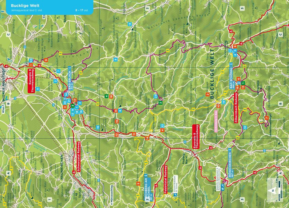 Götzendorf 7 Luckerbauerriegel Schäffern Schlag ch 5 Schloss Krumbach e rnba 0 B Maltern Hochneukirchen Stuben 896 6 Kurhotel HUTWISCH 6 490 m Ki e nb e rg BAD SCHÖNAU Krumbach Zöbernbach Radweg