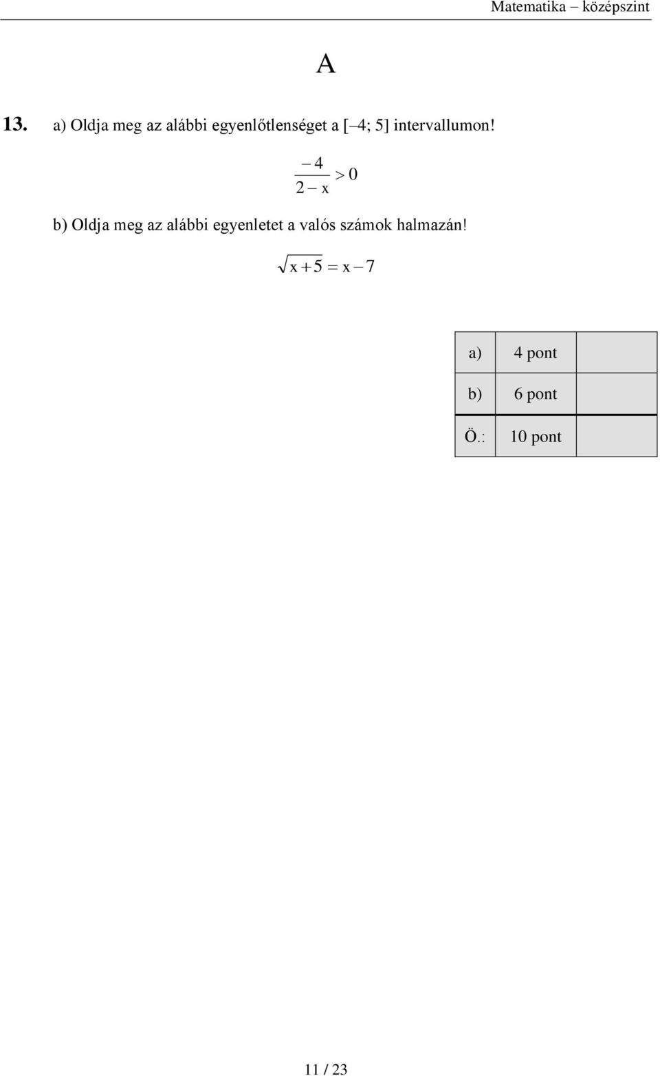 2. MINTAFELADATSOR KÖZÉPSZINT - PDF Ingyenes letöltés