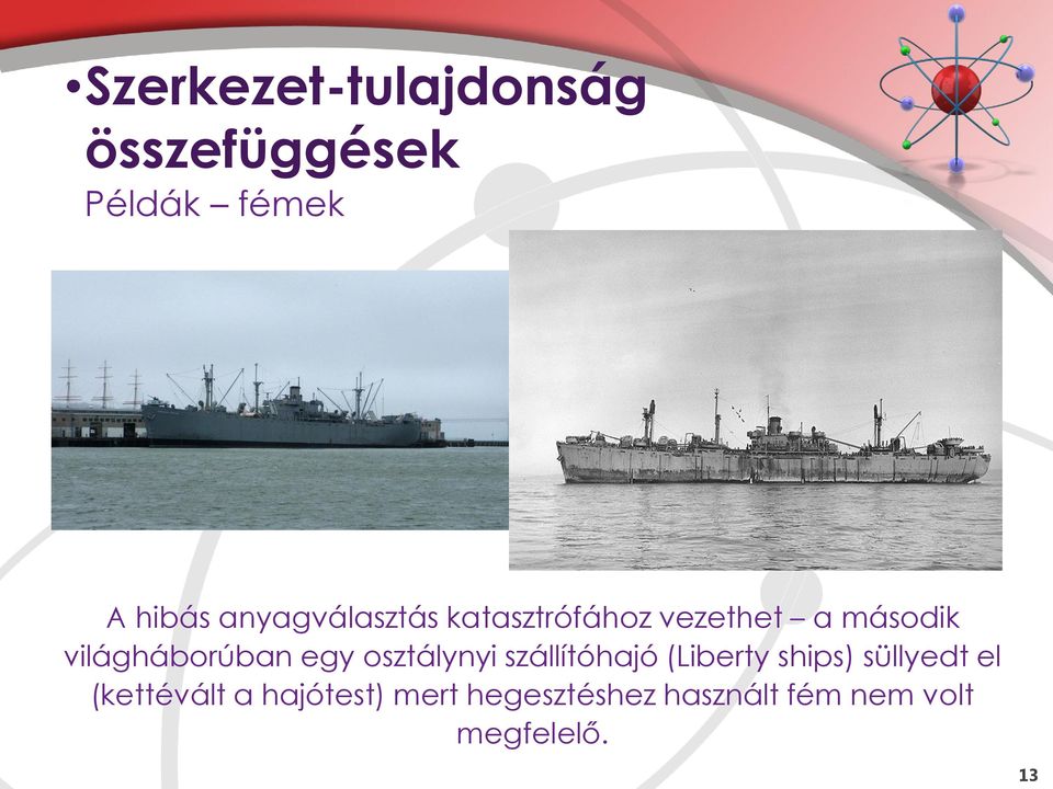 egy osztálynyi szállítóhajó (Liberty ships) süllyedt el