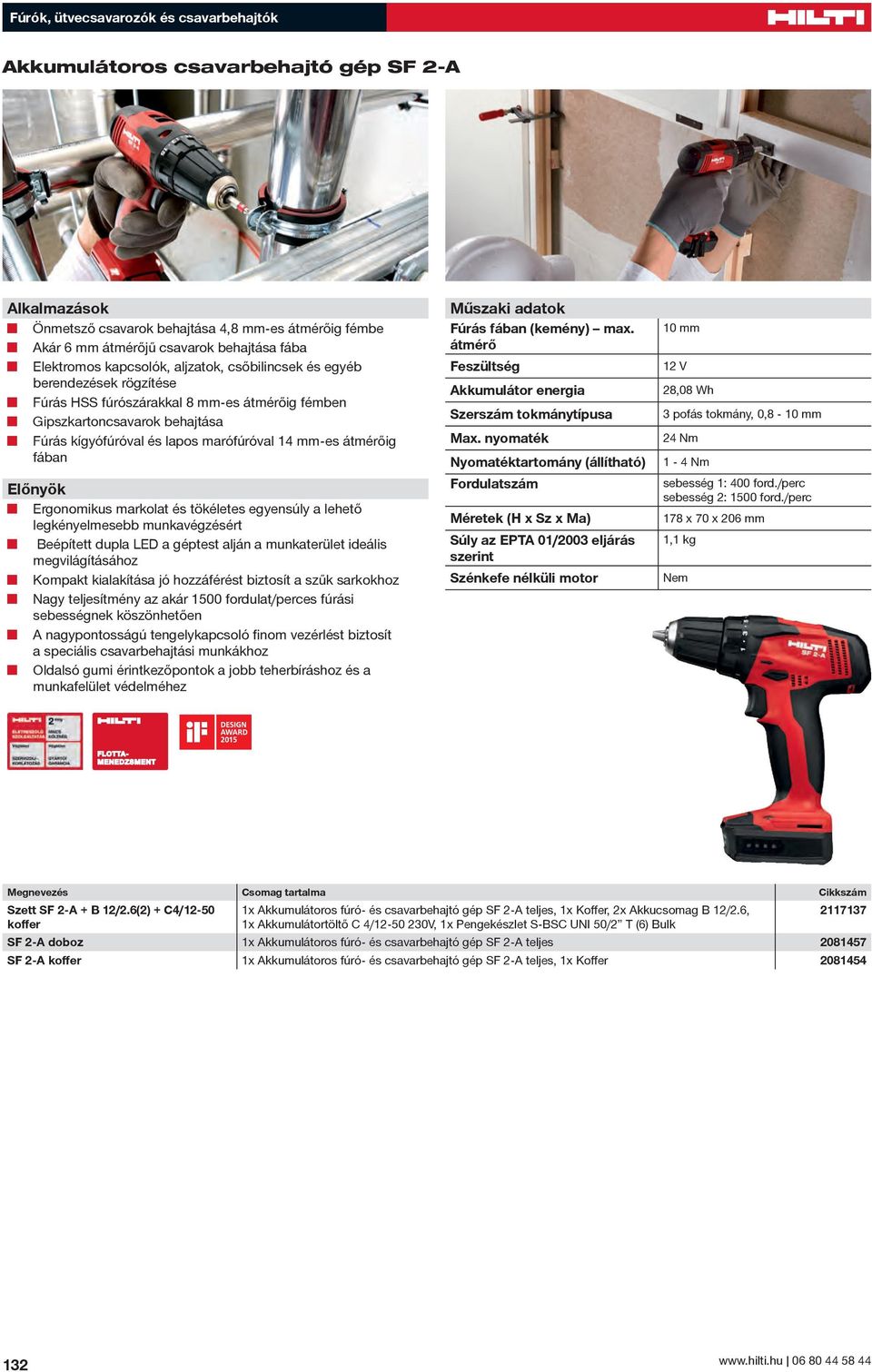 Akkumulátoros gépek. Hilti. Tartósan teljesít. - PDF Ingyenes letöltés