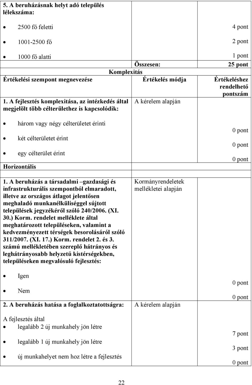 A beruházás a társadalmi gazdasági és infrastrukturális szempontból elmaradott, illetve az országos átlagot jelentősen meghaladó munkanélküliséggel sújtott települések jegyzékéről szóló 240/2006. (XI.