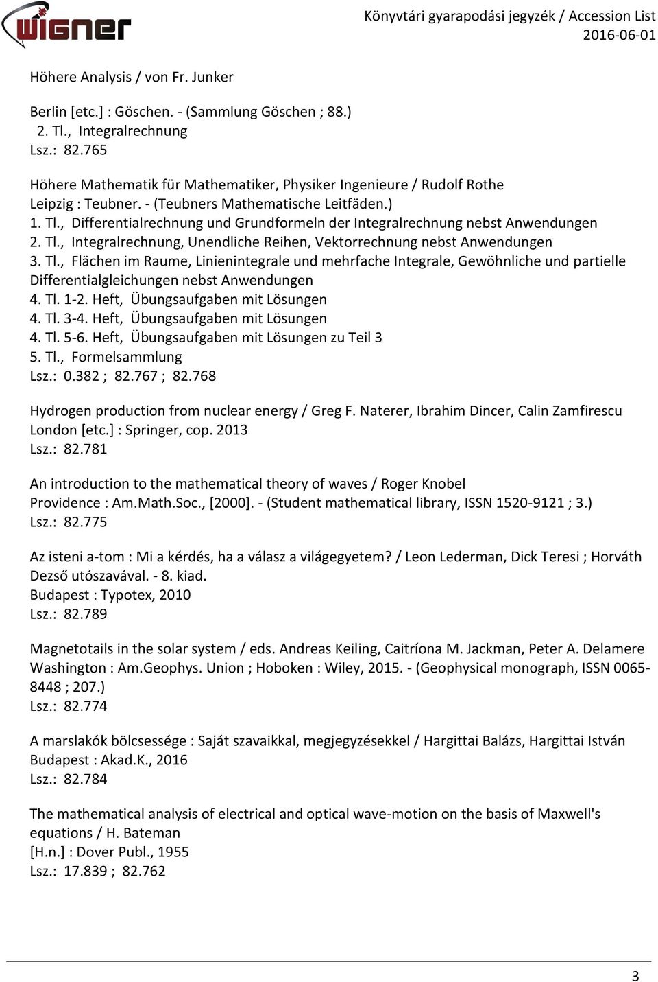 , Differentialrechnung und Grundformeln der Integralrechnung nebst Anwendungen 2. Tl.