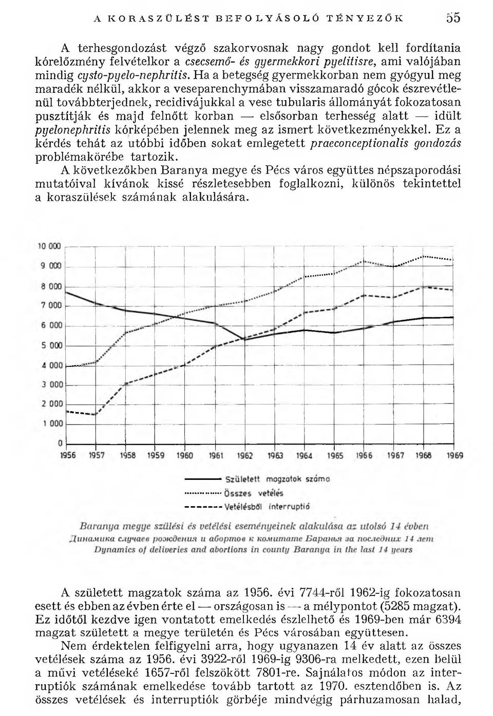 H a a betegség gyerm ekkorban nem gyógyul meg m aradék nélkül, akkor a veseparenchym ában visszam aradó gócok észrevétlenül továbbterjednek, recidivájukkal a vese tubularis állom ányát fokozatosan