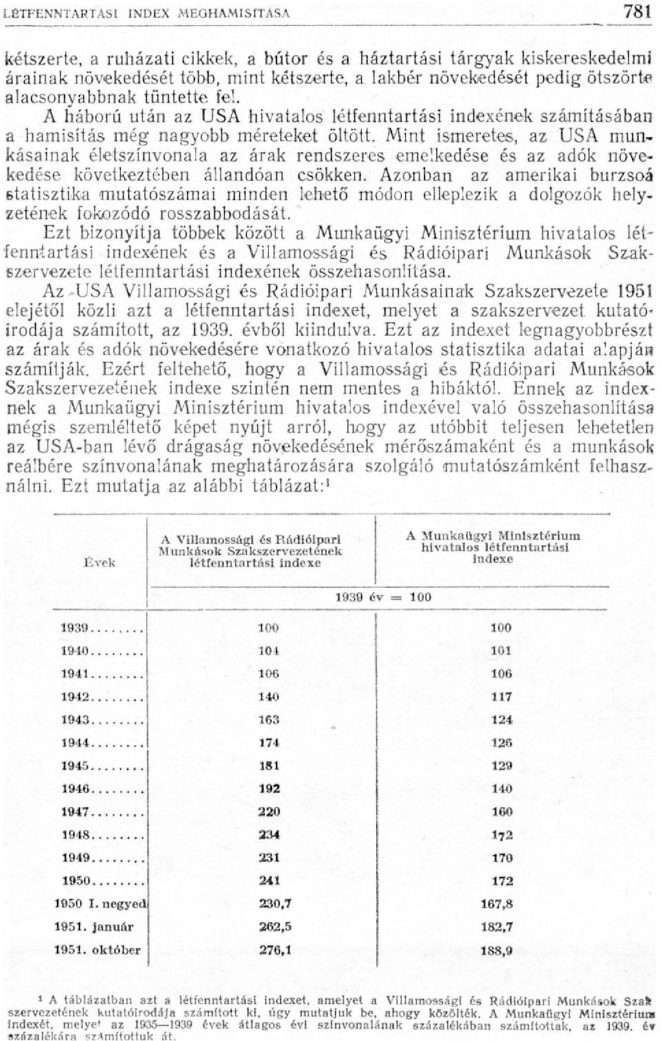 Mint ismeretes, az USA munkásainak életszínvonala az árak rendszeres emelkedése és az adók növekedése következtében állandóan csökken.