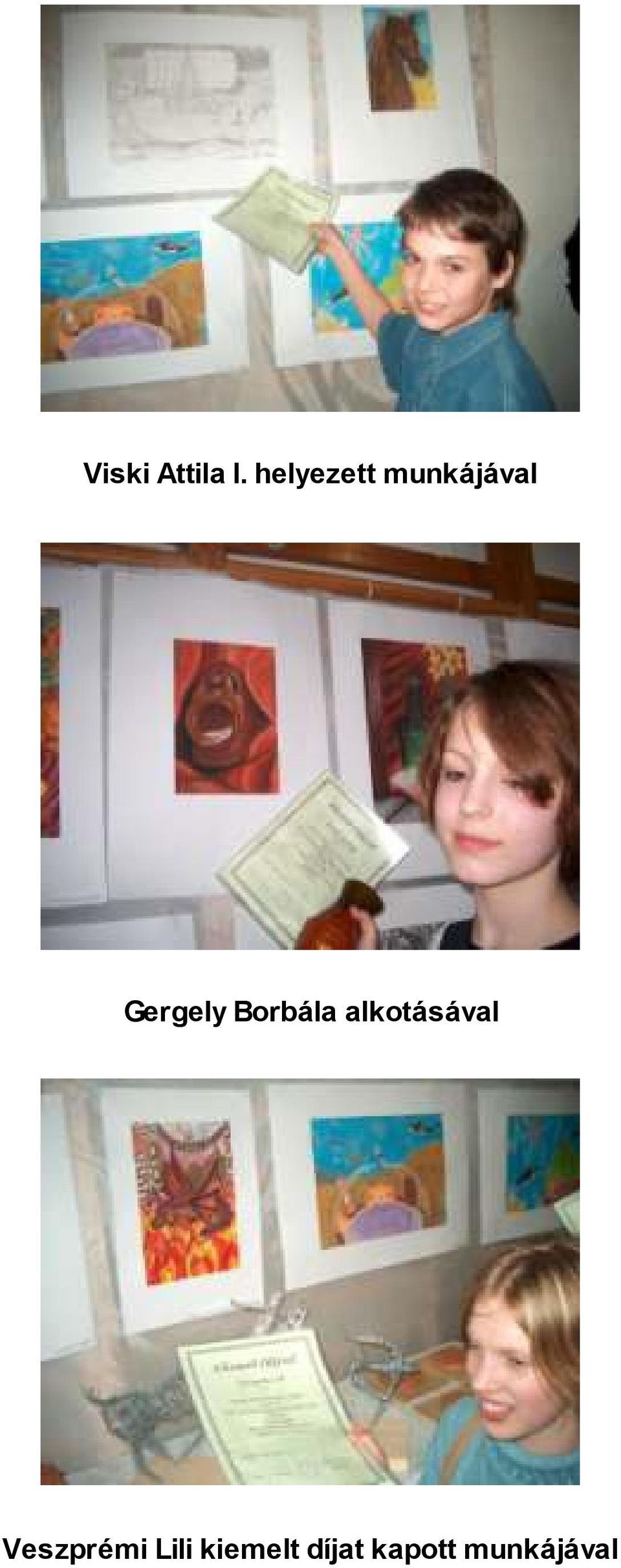 Gergely Borbála alkotásával