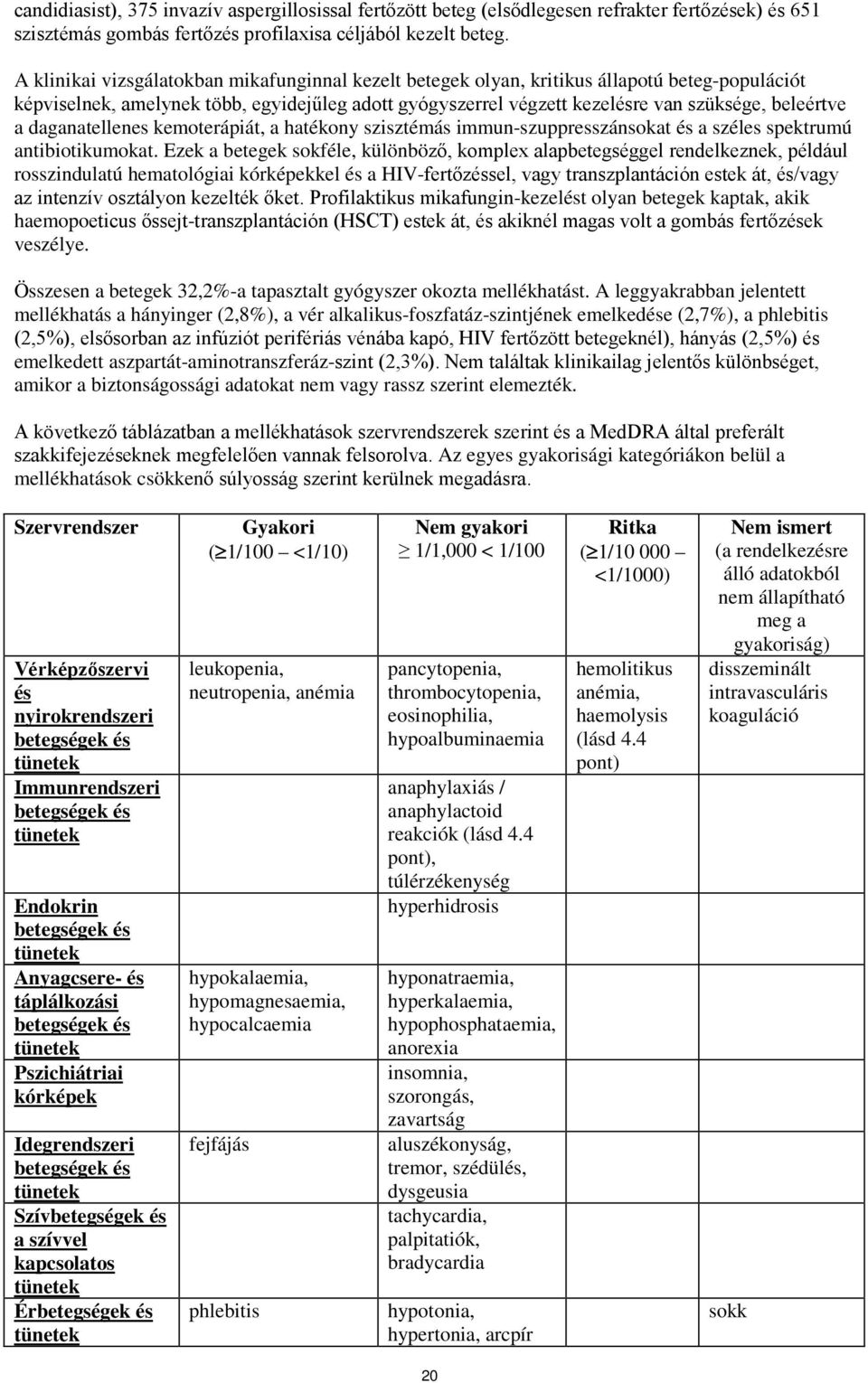 daganatellenes kemoterápiát, a hatékony szisztémás immun-szuppresszánsokat és a széles spektrumú antibiotikumokat.