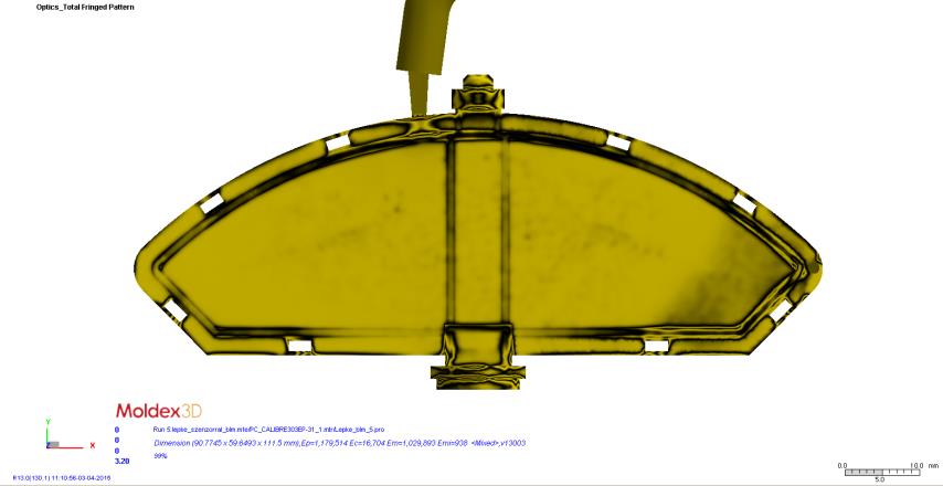 Optikai tulajdonságok előrejelzése Moldex3D-ben - Előzetes