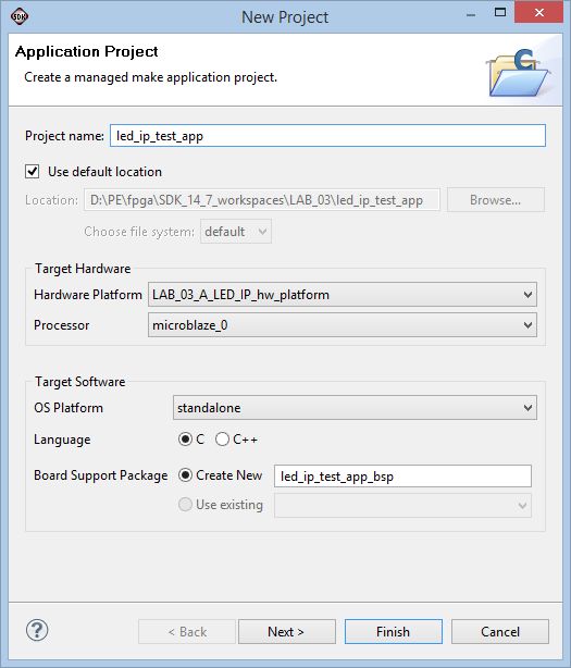 /a File New Application