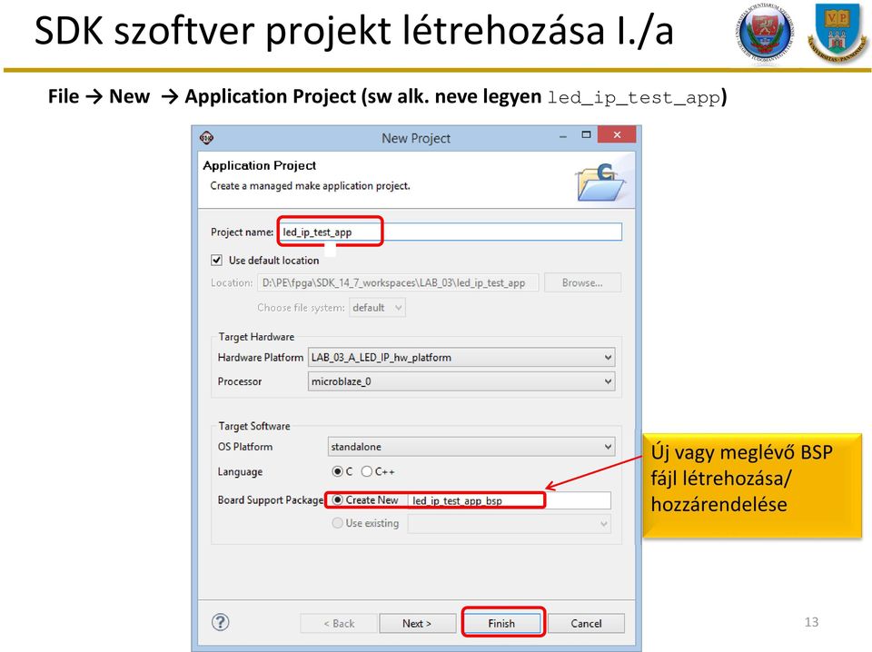 /a File New Application