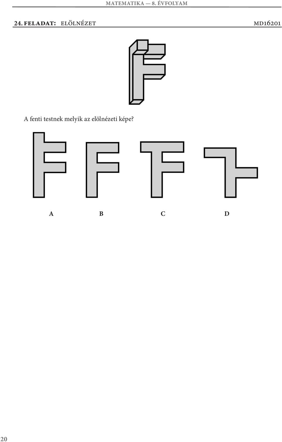 feladat: Elölnézet
