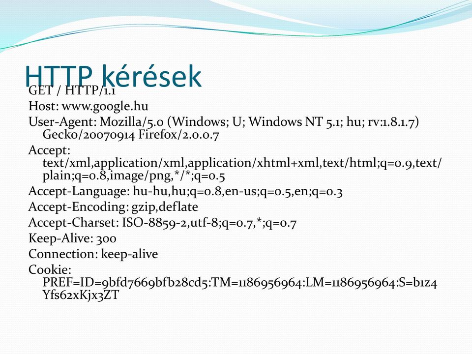 5 Accept-Language: hu-hu,hu;q=0.8,en-us;q=0.5,en;q=0.3 Accept-Encoding: gzip,deflate Accept-Charset: ISO-8859-2,utf-8;q=0.