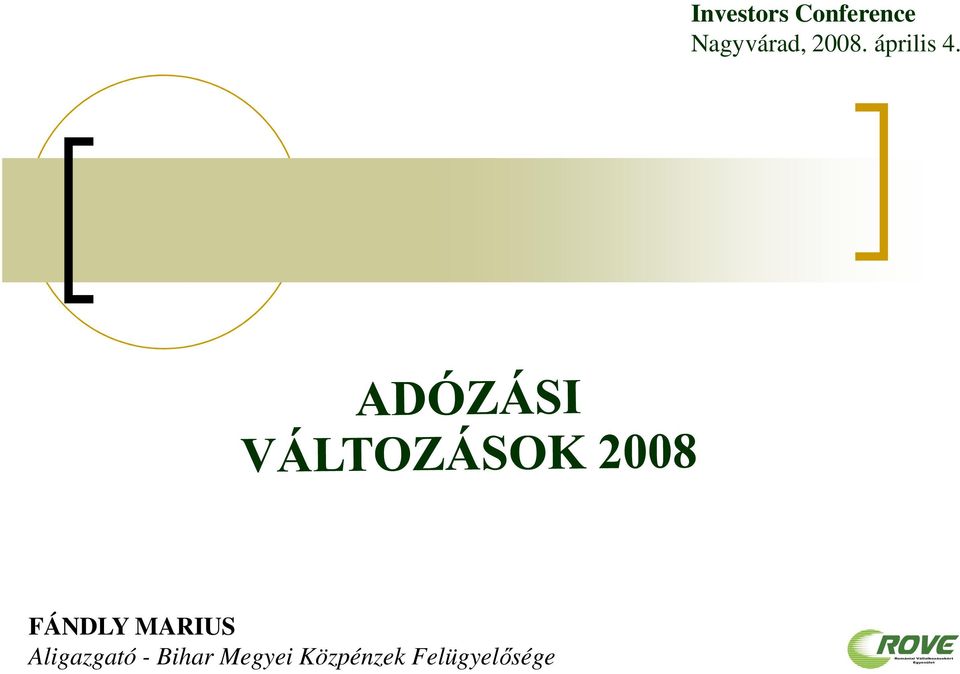 Felügyelősége Investors