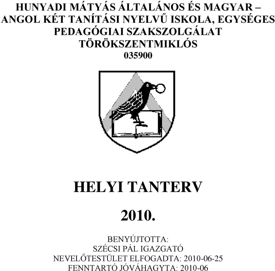 035900 HELYI TANTERV 2010.