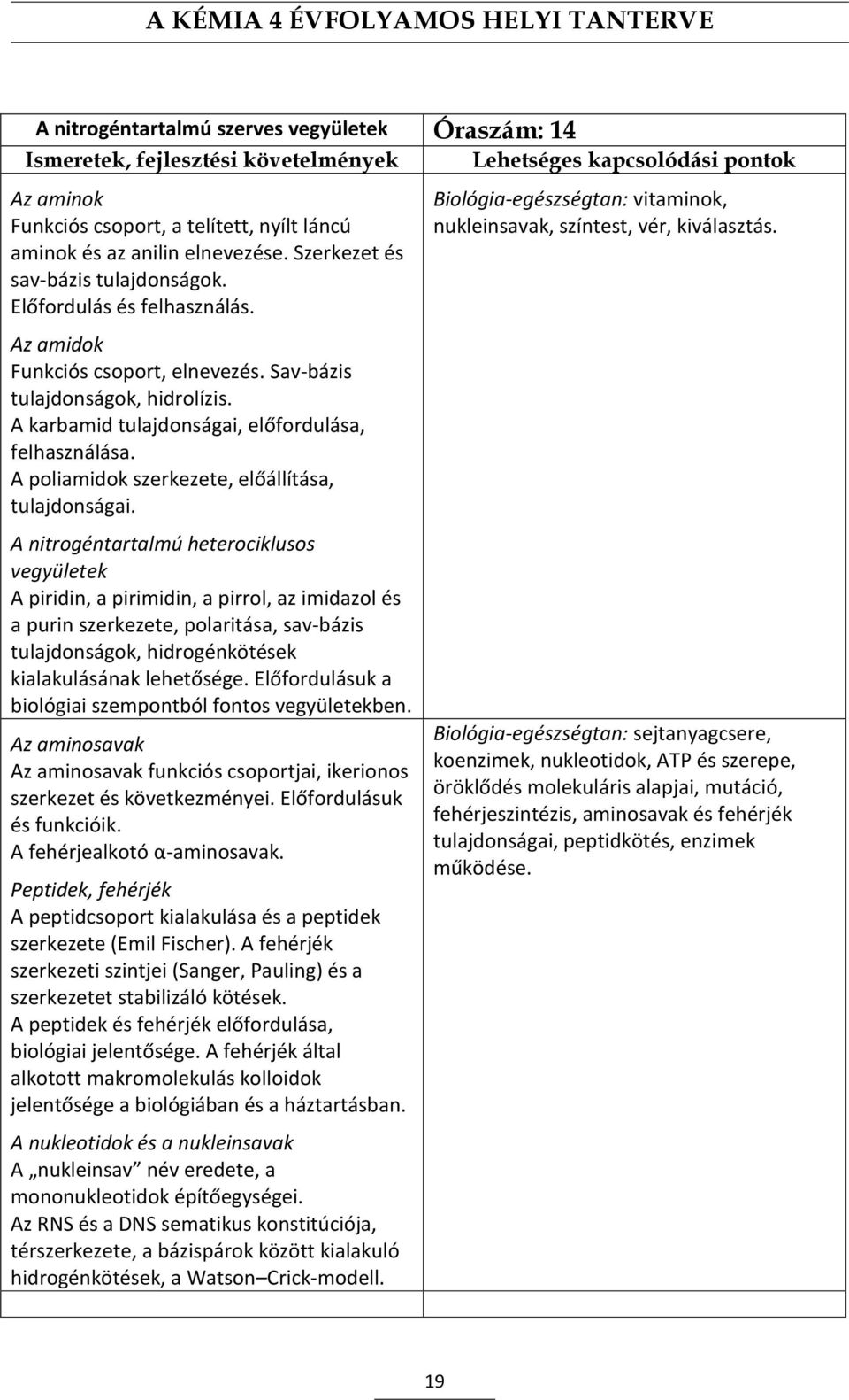 A poliamidok szerkezete, előállítása, tulajdonságai.