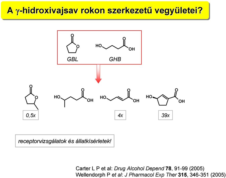 Carter L P et al: Drug Alcohol Depend 78, 91-99 99 (2005)