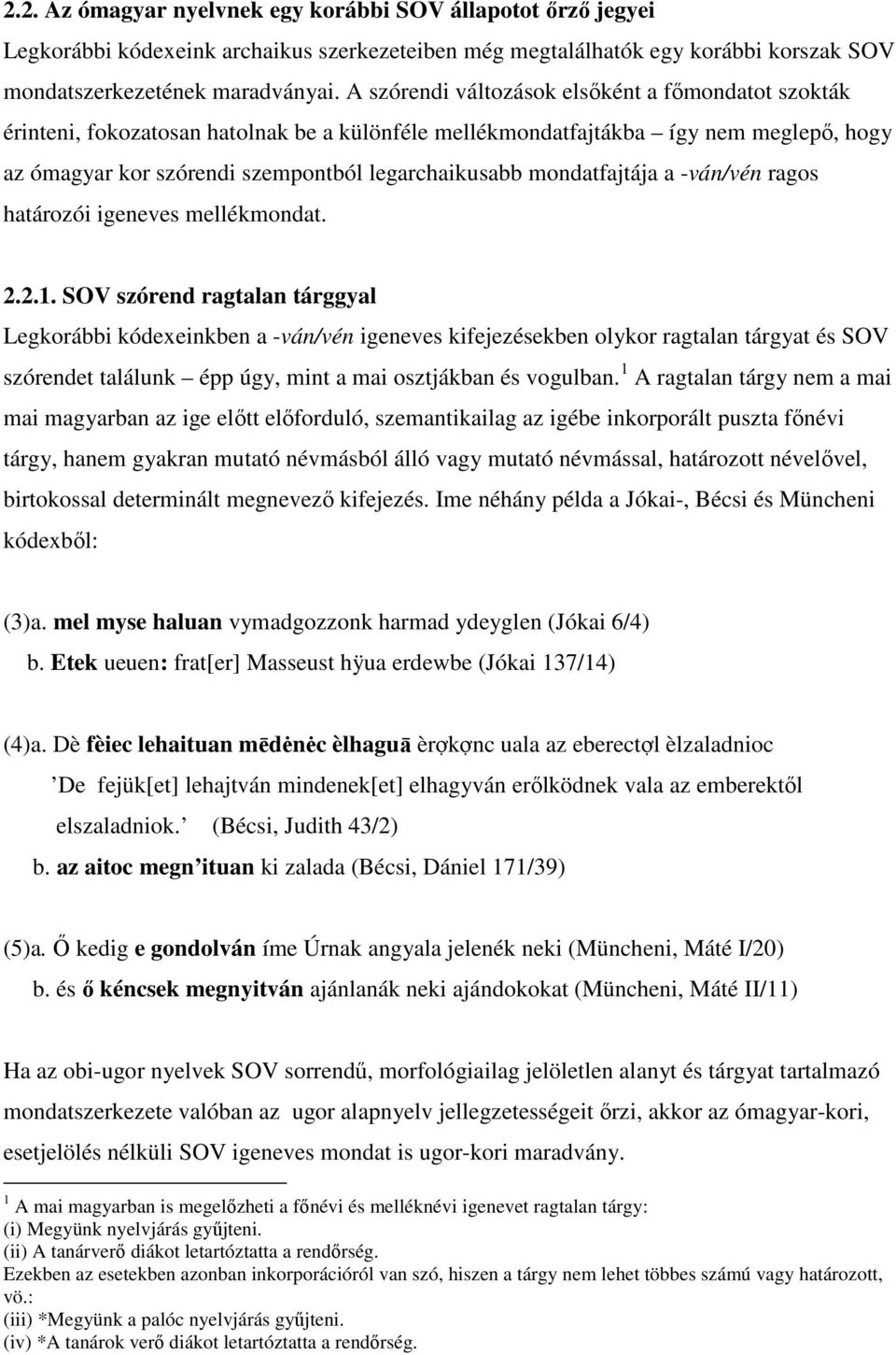 Az ısmagyar SOV-tıl az ómagyar (TQF)VSO-ig É. Kiss Katalin - PDF Free  Download