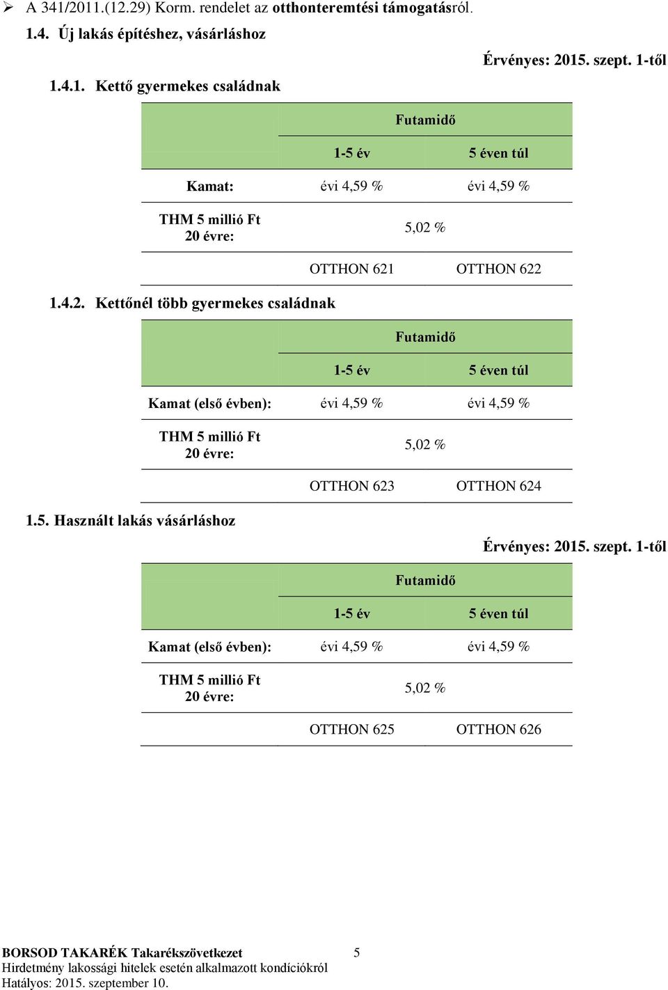 % OTTHON 621