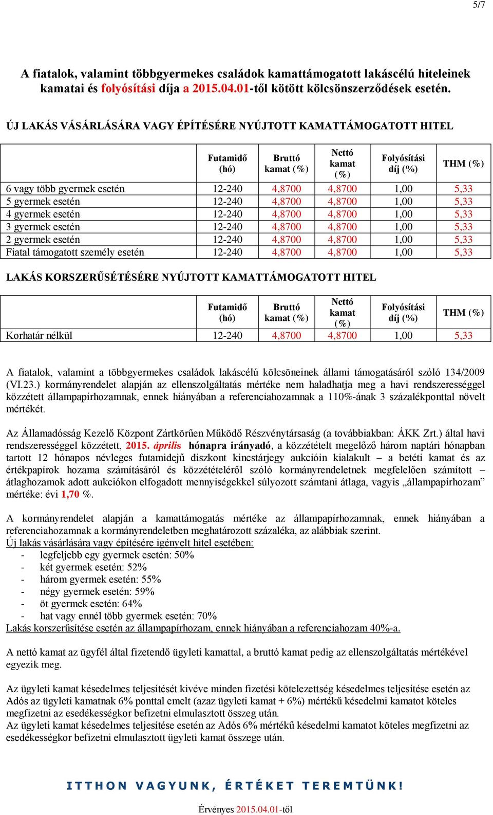 5 gyermek esetén 12-240 4,8700 4,8700 1,00 5,33 4 gyermek esetén 12-240 4,8700 4,8700 1,00 5,33 3 gyermek esetén 12-240 4,8700 4,8700 1,00 5,33 2 gyermek esetén 12-240 4,8700 4,8700 1,00 5,33 Fiatal