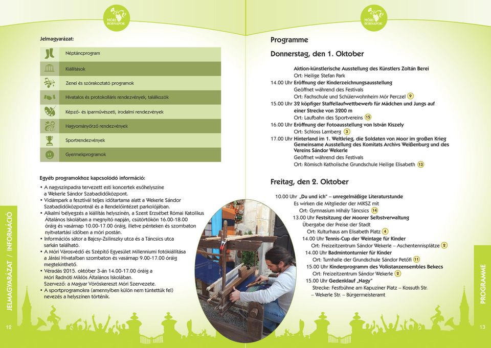 Gyermekprogramok Aktion-künstlerische Ausstellung des Künstlers Zoltán Berei Ort: Heilige Stefan ark 4.