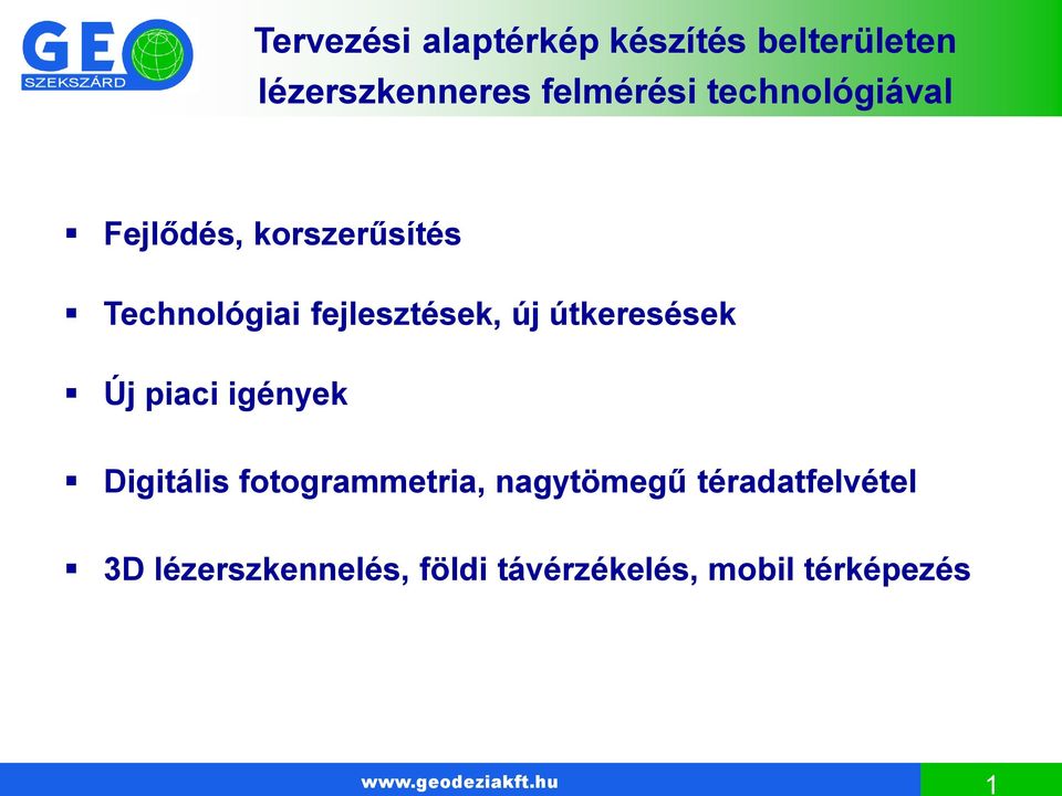 fotogrammetria, nagytömegű téradatfelvétel 3D