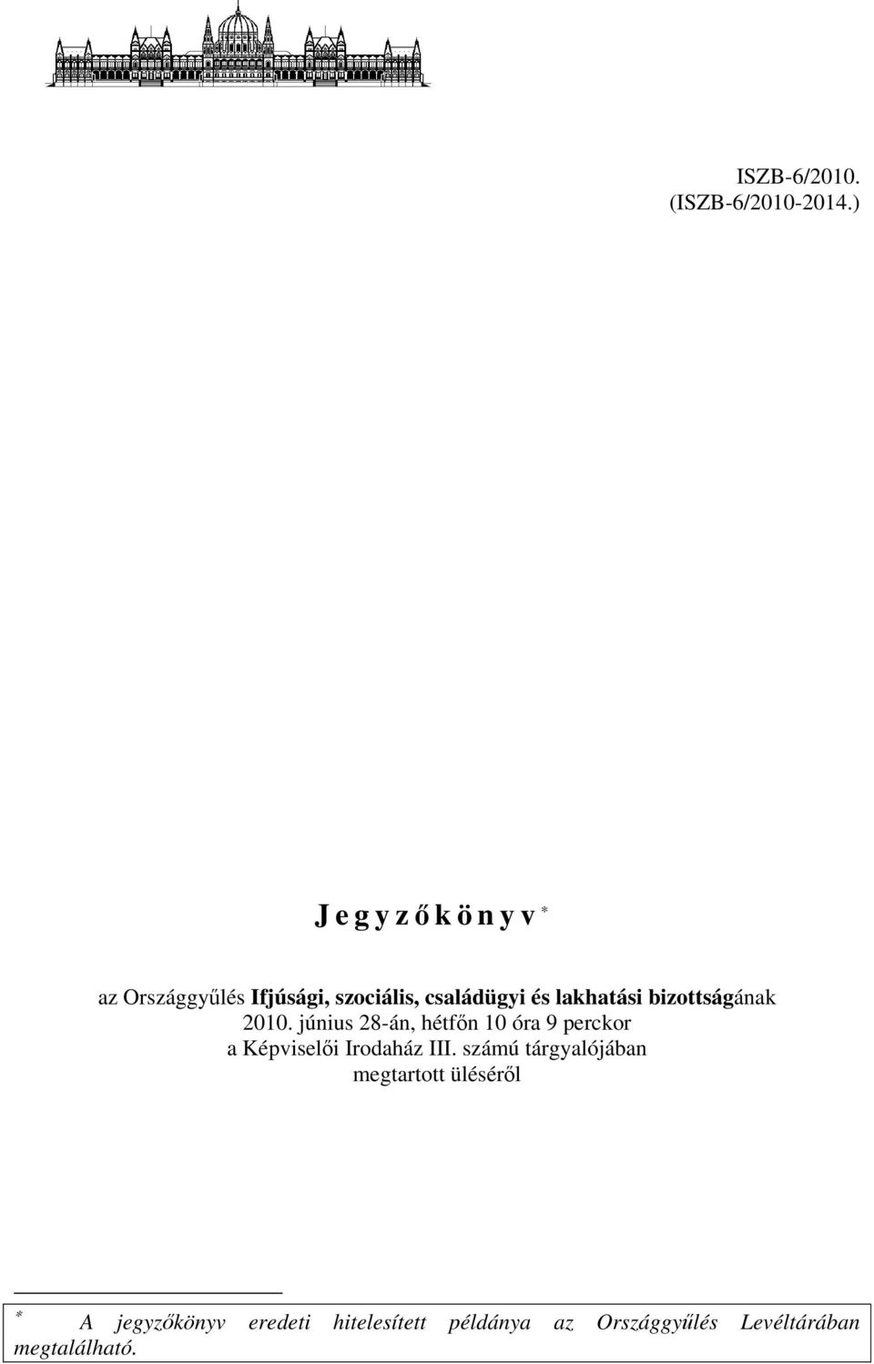 bizottságának 2010.