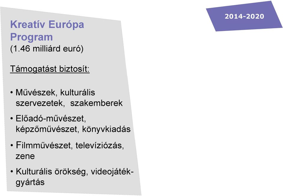 kulturális szervezetek, szakemberek Előadó-művészet,
