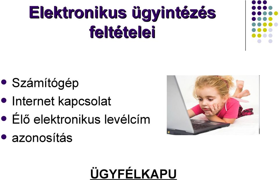 Internet kapcsolat Élő