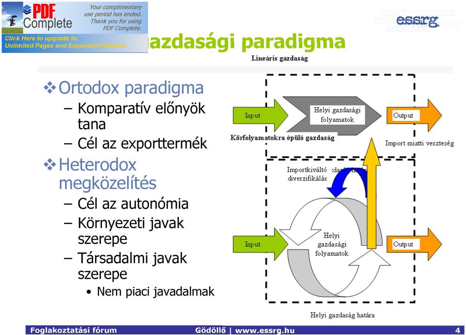 az autonómia Környezeti javak szerepe Társadalmi javak