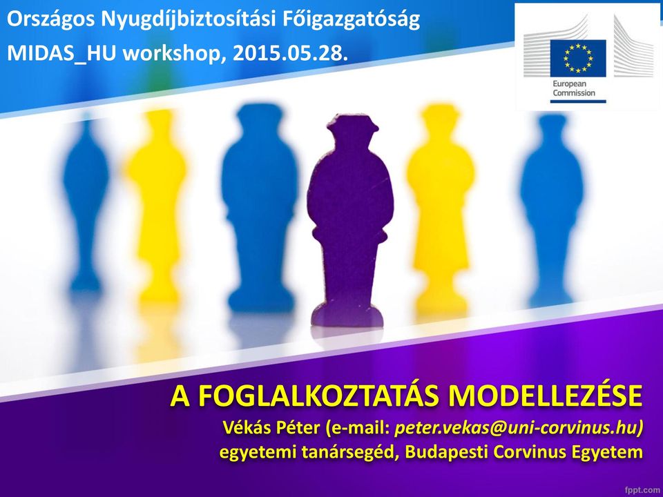 A FOGLALKOZTATÁS MODELLEZÉSE Vékás Péter ( egyetemi tanársegéd, Budapesti  Corvinus Egyetem - PDF Free Download