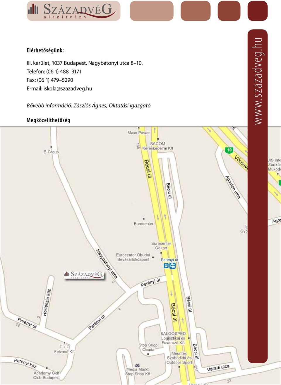 Telefon: (06 1) 488 3171 Fax: (06 1) 479 5290 E-mail: