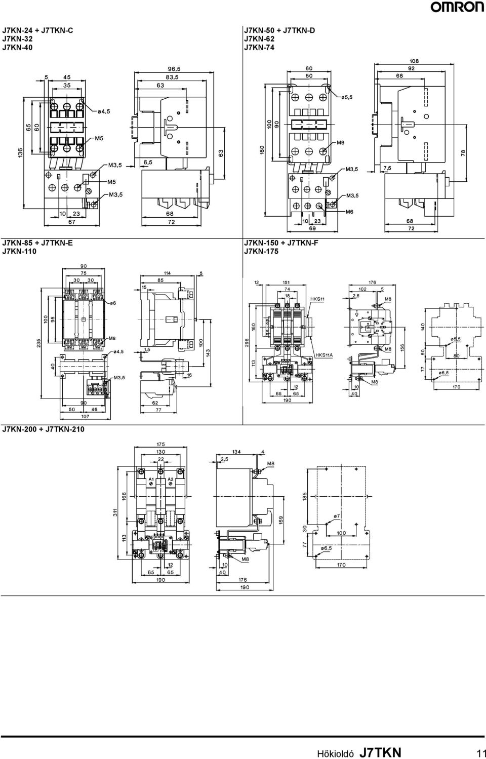 J7KN-85 + J7TKN-E J7KN-110 J7KN-150 +