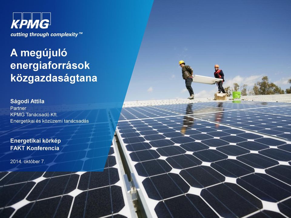 Energetikai és közüzemi tanácsadás