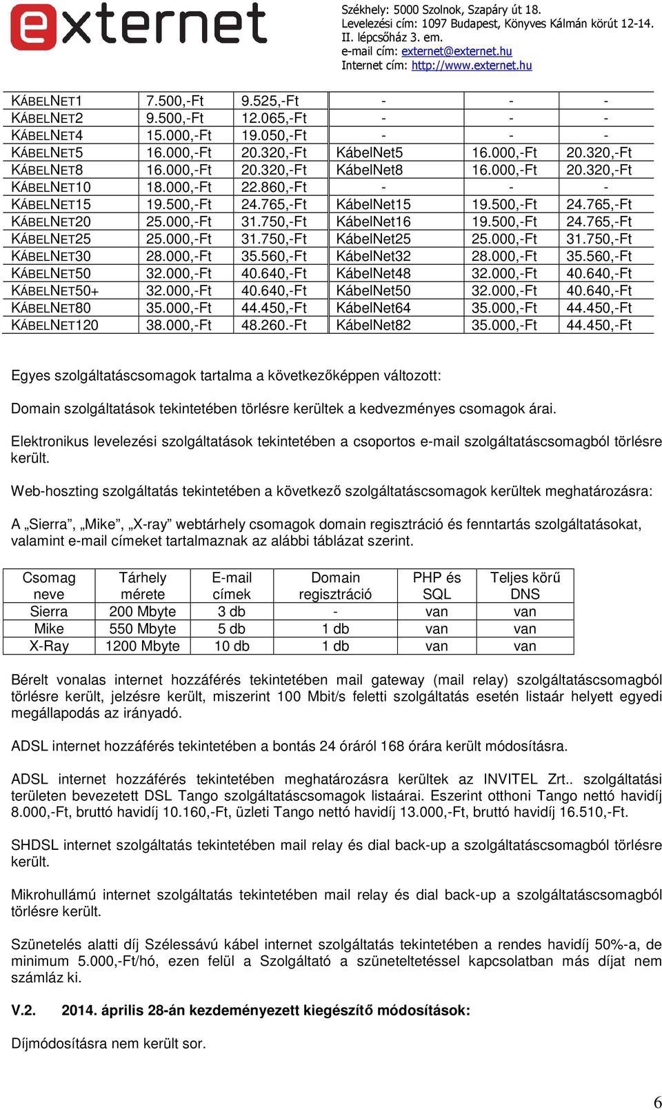 000,-Ft 31.750,-Ft KábelNet25 25.000,-Ft 31.750,-Ft KÁBELNET30 28.000,-Ft 35.560,-Ft KábelNet32 28.000,-Ft 35.560,-Ft KÁBELNET50 32.000,-Ft 40.640,-Ft KábelNet48 32.000,-Ft 40.640,-Ft KÁBELNET50+ 32.